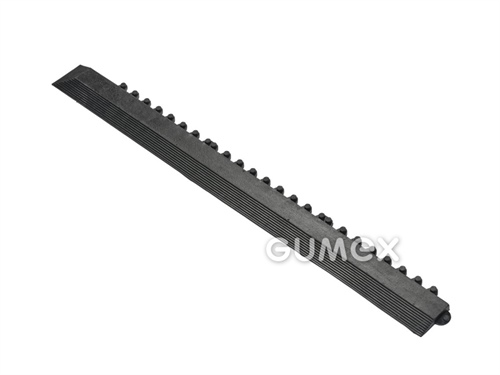 Eck-Anlaufkante SOLID FATIGUE STEP, Breite 75mm, Länge 1m, Männchen, NR-NBR, -20°C/+160°C, schwarz, 